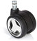hjh OFFICE 619035 5X Hartbodenrollen 11mm / 60mm ROLO Game No-Noise Gaming Stuhlrollen für Harte Böden, Schwarz/Chrom