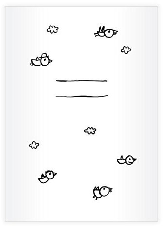 Kartenkaufrausch 16 Nette DIN A5 Schulhefte, Schreibhefte mit Vogel Umschlag zum Ausmalen Lineatur 6 (blanko Heft)