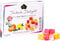 Cerez Pazari Turkish Delight with Rose, Orange and Lemon Mix Flavours 230g, Gourmet Small Size Snacks Gift Box, No Nuts Sweet Confectionery Vegan Soft Candy Dessert Glucose Free Lokum