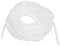Copapa 15M 49Ft PE Clear White Polyethylene Spiral Wrap Cable Sleeve, White, 10mm/0.39'' Dia, 15M/49Ft Length
