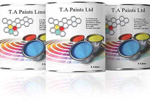 T A Paints Ltd Fiberglass Primer Grey 5L Suitable for Fiberglass, Gelcoat, Metal & GRP generaly Used on Marine Boats, Swimming Pools, Ponds & Hot Tubs