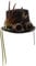 GRACEART Unisex Steampunk Hut Steampunk Zylinder Hut für Männer oder Frauen (DE/NL/SE/PL, Alphanumerisch, L, Style-14)