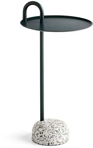 Hay Bowler Beistelltisch, Stahl, grün, 70,5 cm
