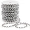 Anstore 15M Bead Chain Garland for Christmas Decorations (Silver)