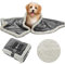 Fleece Haustierdecke Flauschig Waschbar Sherpa Plüsch Kuscheldecke Hundebett für Hunde Welpen Katzen, 114 x 76cm