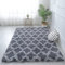 Tinyboy-hbq Area Rugs Soft Living Room Carpet Plush Pile Rugs Fluffy Carpets Anti Slip Fluffy Bedroom Rug Shaggy Floor Mats Large for Living Room Hallway Bedroom (185 * 185cm, Grey)