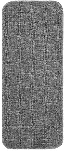 vidaXL Tappetini Scale 15 pz 60x25 cm Grigi Antiscivolo Rettangolari