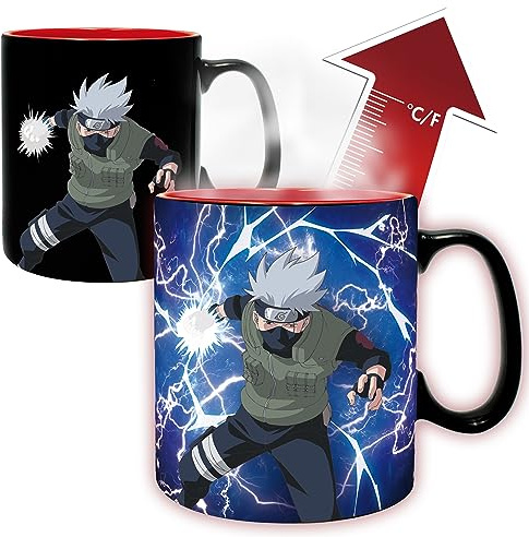 ABYstyle - Tasses Naruto (tasse et dessous de verre à changement de chaleur)
