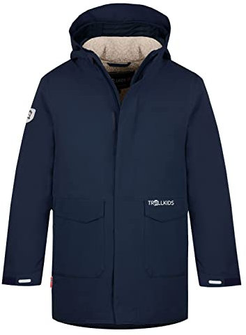 Trollkids Kids Laksefjord 3in1 Jacket, 116/116 Kinder, Navy