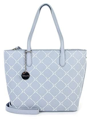 Tamaris Anastasia Classic Shopper Tasche 32 cm, Grey/Blue, Einheitsgröße