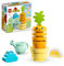 LEGO DUPLO My First Growing Carrot 10981, Stacking Toys for Babies 1.5+ Years Old with 4 Vegetable Bricks, Learning Educational Toy for Toddlers