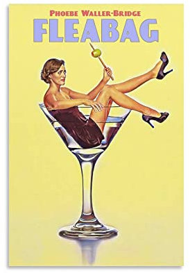BBZL Fleabag TV-Serien-Poster, Leinwandkunst, dekorativer Gemälde, Bild, Druck, moderne Familie, Jungen, Mädchen, Schlafzimmer, Wohnzimmer, Dekoration, Poster, 30 x 45 cm