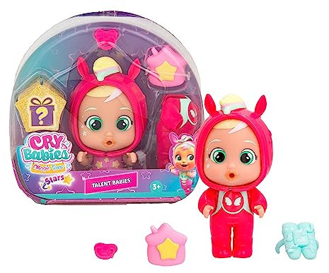 Cry Babies Magic Tears Talent Hannah - Mini-Sammelpuppe Gekleidet in ihrem individuellen Talent-Outfit - Geschenk Spielzeug für Kinder Ab 3 Jahren