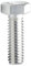 Tornillos de acero inoxidable de 5/16-18 x 1 pulgada, cabeza hexagonal 304 (18-8) tornillos de máquina de IMScrews, paquete de 50