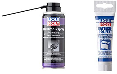 Liqui Moly 3110 Electronic Spray 200ml & 3140 Battery Terminal Grease, 50 gr.