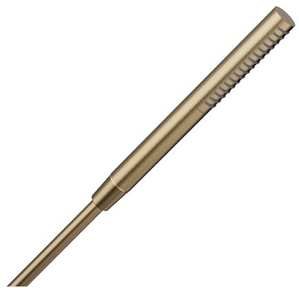 hansgrohe Pulsify S - wassersparender Duschkopf 7,9 l/min (EcoSmart), Handbrause mit 1 Strahlart (PowderRain), Duschbrause, Sparduschkopf mit Antikalk-Funktion, Brushed Bronze, 24125140
