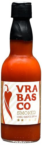 Vrabasco Smoked 100 ml – Salsa Picante Fermentada y Ahumada – 80 % de Chile – Elaboración Artesanal de Croacia – Para Foodies y Amantes de Sabores Ahumados