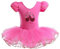 Lito Angels Vestito Tutu Ballerina Bambina, Body Gonnellino Danza Classica Balletto Taglia 5-6 Anni, Manica Corta, Rosa Caldo (Etichetta in Tessuto XL)