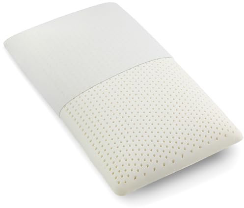 Artka Talalay Kissen aus 100 % natürlichem Premium-Latex, weiches Bettkissen zum Schlafen, mit abnehmbarem Baumwoll-Kissenbezug, hilft Druck zu lindern, keine Memory-Schaum-Chemikalien (King-Size)