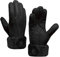 MGGMOKAY Damen Lederhandschuhe Schaffell Handschuhe aus Shearling Warme Winterhandschuhe,Schwarz,M