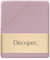 Decoper ® Mako-Feinjersey Spannbettlaken aus 100% Baumwolle | Atmungsaktiv & kuschelig weich | Oeko-Tex Zertifiziert | bis 25 cm Matratzenhöhe | 90-100 cm x 200 cm | Farbe Mauve