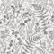 Yomshi Grey White Botanical Wallpaper Peel and Stick Wallpaper Waterproof Self Adhesive Wallpaper 41cm×3m Contact Paper for Living Room Bedroom Furniture