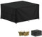 LAMUNI Housse Table de Jardin, 140x90x75cm Bâche Salon de Jardin Rectangulaire Housse Protection Salon de Jardin Imperméable Bache Table de Jardin, Anti-UV, 420D Oxford Housse Table Exterieur