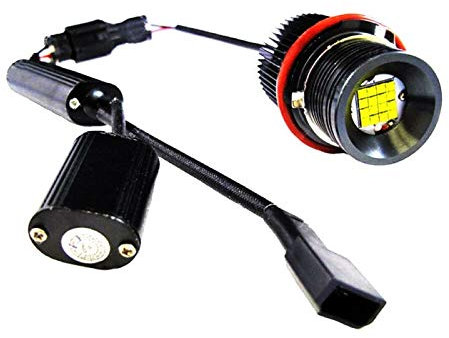 Angel Eyes,Ojos de Angel Bombillas 2pcs Car LED Angel Ojos Light Bulbs Halo 7000K Plug and Play for BMW E39 E60 E61 E87 E53 E63 E65 Luces de automóvil