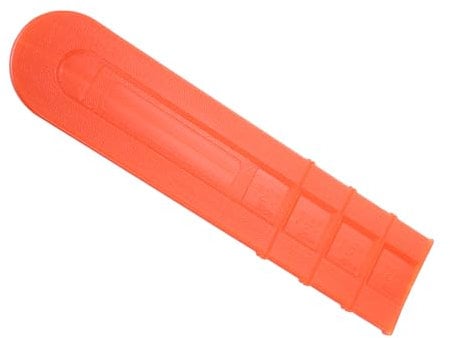 PATIKIL 18 Inch Chainsaw Bar Cover, Chainsaw Scabbard Plastic Durable Chain Saw Bar Protective Cover for Garden Accessories Replacement, Orange