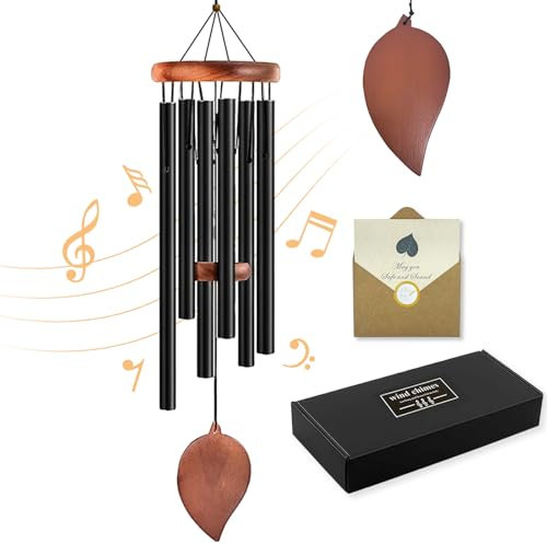 YITGOG Wind Chimes, 8.7 to 12.6inch Aluminum Tubes Wind Chimes for Outside Garden Yard Home Outdoor Indoor Memorial Wind chimes Hanging Chimes