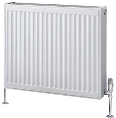 MILANO White Type 33 Horizontal Triple Panel Convector Radiator 600 x 700mm | Steel Construction. Generous Heat Output. Contemporary Style. Triple Panel Design. Central Heating Operation.