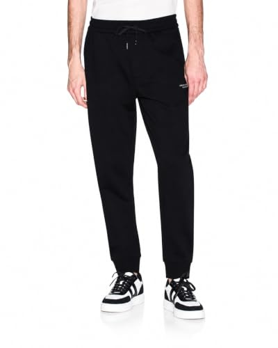 Armani Exchange Herren Cuffed Leg Side Logo Lettering Pants