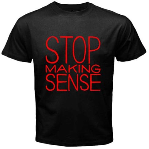 Talking Heads Stop Making Sense Men's Black T-Shirt Black L