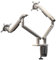 Space Saving Design 17-32 inch Dual Monitor Mount Arm, Height Adjustable Mechanical Spring Dual Monitor Stand with 2 USB Port, Dual Monitor Desk Mount for VESA 75/100mm Easy Installation
