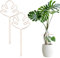 VGECEE 2 Pcs Tutor Monstera Musgo Estaca de Soporte para Plantas 45.5x16cm Tutor Monstera Metal Tutor Planta Soporte para Ramas de Plantas Tutor de Plantas Fácil de Montar para Interior Exterior