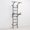 Jeflex ClimbMaxx M9 - Schwarze Sprossenwand mit klappbarer Dip-Station – platzsparendes Fitnessgerät und Indoor Sportgerät für Kinder & Erwachsene – 220 cm hoch – für Homegym Kinderzimmer Büro