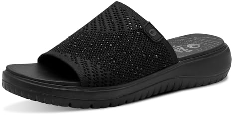 Jana COSHY Mule Flat 8-27264-46 BLACK (schwarz, 42EU)