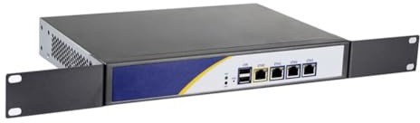 ANDAQI Firewall Hardware, PFSense, OPNsense, VPN, Network Security Appliance, Router PC, J1900, RS17, 4 x Gigabit LAN, 2 x USB, VGA, Fanless, 2 x Reserved Fan, 8G RAM, 256G SSD