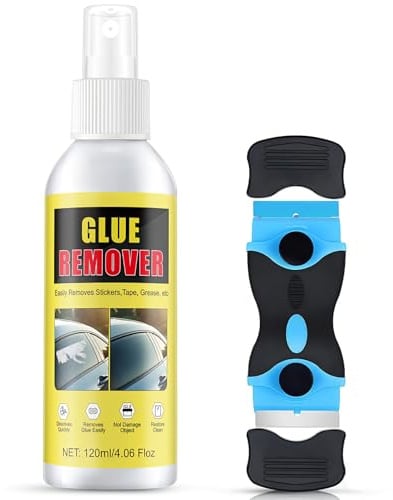 NoxGule Etikettenlöser Spray, Etikettenentferner und Kleberlöser, 120ML | Klebereste Entferner Auto,Klebereste Entferner Fensterrahmen, Aufkleber Entferner Auto,Einfach Anzuwenden Bequem in Anwendung