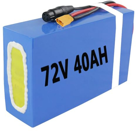 E-Bike Battery 72V 40Ah Lithium Battery Pack 72V PVC Lithium-Ion Electric Bike Batteries for 5500W 2000W 1500W 1000W 500W Motor Electric Scooter