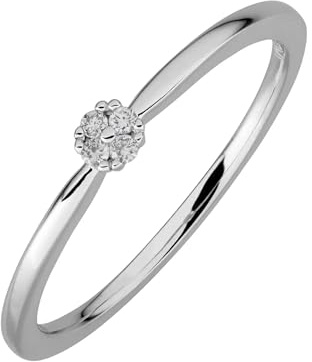 Lyomi Damen Ring 585/- Gold Glänzend Diamant Lab Grown weiß 0,045ct. 067370191-1