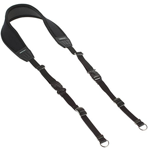 MATIn M-6708 Kameragurt ergonomisch geformt (Trageriemen, Gurt) für DSLR- & Systemkameras - z.B. für Canon 650D 600D 550D Nikon D5100 D3100 Panasonic Lumix Sony NEX Fuji X-Pro