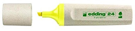 Textmarker Highlighter 24 EcoLine, nachfüllbar, gelb Schreibfarbe gelb Strichstärke 2 - 5 mm Spitze Keilspitze(Liefermenge=2)
