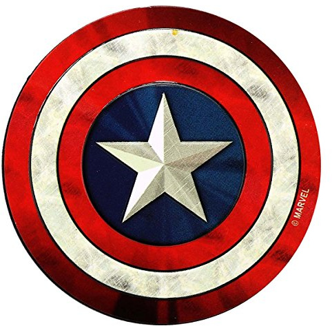 Open Road Brands Captain America Schild geprägter Metallmagnet