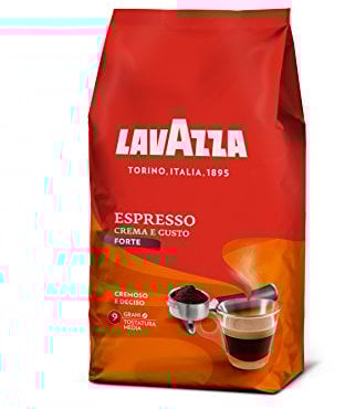 Lavazza, Caffè in Grani Crema e Gusto Forte - 6 Confezioni da 1 Kg [6 Kg]
