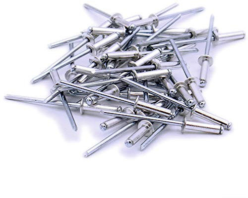 M3.2 (3.2mm x 12mm) Dome Blind Rivet - Aluminium (Pack of 40)