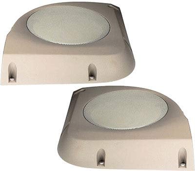 Griglie con supporto per altoparlanti da 165 mm. Coppia per tasche anteriori. Colore GRIGIO CHIARO.