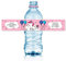 Etiquetas Personalizadas para Fiestas y Cumpleaños, 15 Unidades, Temática Unicornio y Globos, Resistente al Agua, Ideal para Botellas de Agua 33 cl, Multicolor, 19,3x3,4 cm