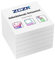 ZCZN Haftnotiz Sticky Notes Selbstklebende Haftnotizzettel Notizzettel Klebezettel 6 Blöcke, 80 Blatt, 76 x 76 mm, weiß