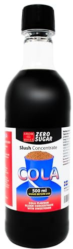 Null Zucker Cola-Slushkonzentrat | Slush-Eis | Crush-Eis|Wassereis | Mischungsverhältnis 500 ml